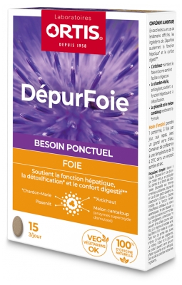 Ortis DépurFoie 15 Tablets