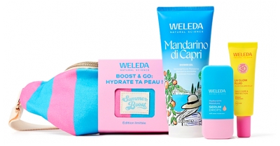 Weleda Summer Boost & Go: Återfukta din hud och få en gratis midjeväska