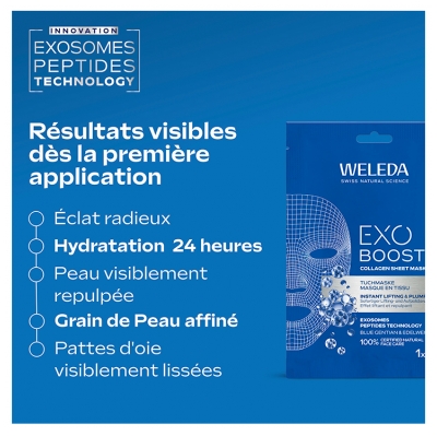 Weleda Exo Boost Collagen Masque en Tissu 20 ml