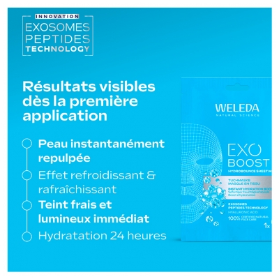 Weleda Exo Boost Hydrobounce Masque en Tissu 20 ml