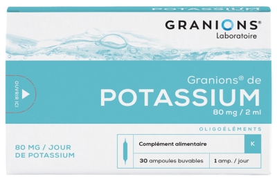 Kaliumgranulat 30 ampullia