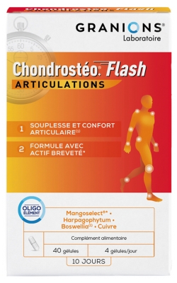 Granions Chondrostéo Flash 40 Cápsulas