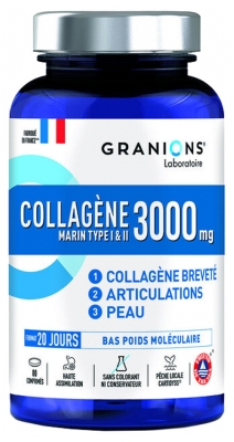Granions Colagen Marin Tip I și II 3000 mg 80 Tablete