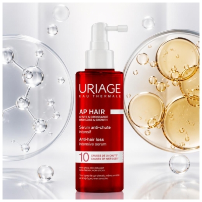 Uriage AP HAIR Håravfall & Tillväxt Intensivt Serum Mot Håravfall 100 ml