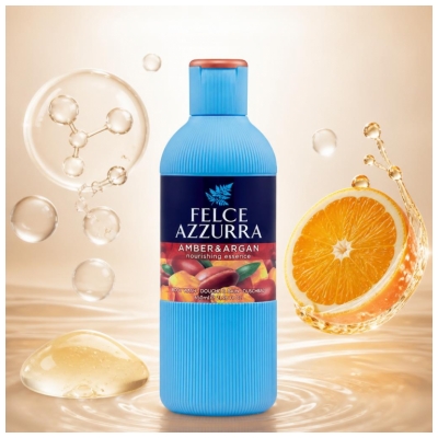 Felce Azzurra Żel pod prysznic i płyn do kąpieli Bursztyn i Argan 650 ml
