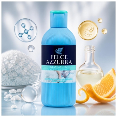 Felce Azzurra Shower & Bath Sea Salt 650 ml