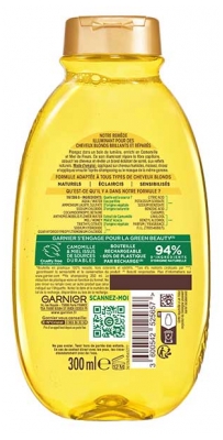 Garnier Ultra Doux Rozjasňující šampon pro přirozené nebo melírované blond vlasy 300 ml
