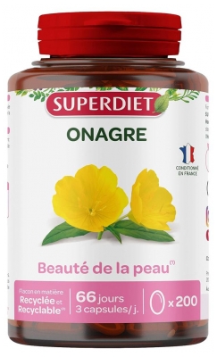 Superdiet Ulei de Luminiță de Seară 200 Capsule (a se consuma de preferință înainte de 30/09/2026)