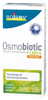 Boiron Flora Osmobiotica Bambino 12 Bastoncini (da consumarsi preferibilmente entro il 30/09/2026)