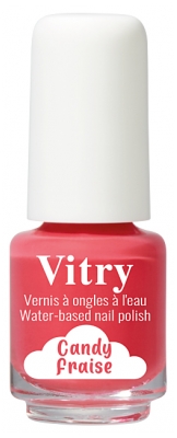 Esmalte de Uñas con Agua 4 ml - Color: Caramelo de fresa