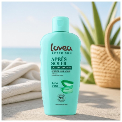 Lovea Kosteuttava Auringon Jälkeinen Voide Aloe Vera 150 ml