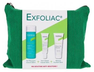 Noreva Exfoliac Sada pro rutinní péči proti akné (spotřebujte nejlépe do 30/09/2026)