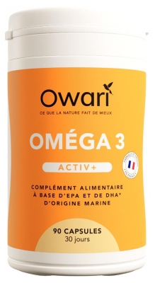 Owari Omega 3 Activ + 90 Kapseln (mindestens haltbar bis 30.09.2026)