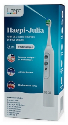 Haepi Julia Elektriskā Zobu Birste ar Strūklu 3 vienā