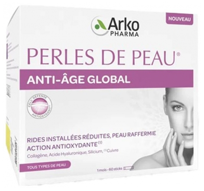 Arkopharma Perles de Peau Globales Anti-Aging 60 Sticks (mindestens haltbar bis 01.10.2026)