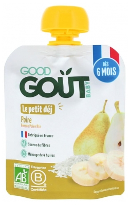 Good Goût Frukost Päron från 6 Månader Ekologisk 70 g (bäst före 03/10/2026)