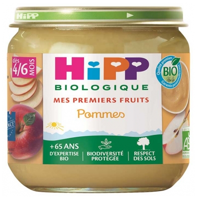 HiPP Mani Pirmie Augļi Āboli no 4/6 Mēnešiem Bio 125 g