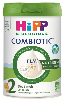 HiPP Combiotic 2 Verdickte Formel Folgemilch ab 6 Monaten Bio 800 g