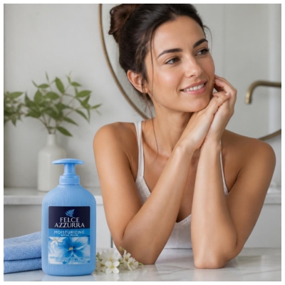 Felce Azzurra Flüssigseife Weißer Moschus 300 ml