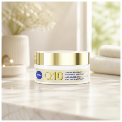 Nivea Q10 Proti vráskám Kolagen Expert Bohatý denní & noční balzám 50 ml