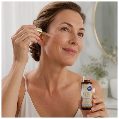 Nivea Q10 Anti-Rides Collagène Expert Sérum Réparateur 3en1 30 ml