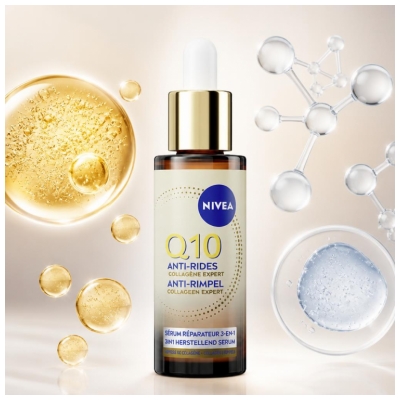 Nivea Q10 Anti-Rides Collagène Expert Sérum Réparateur 3en1 30 ml