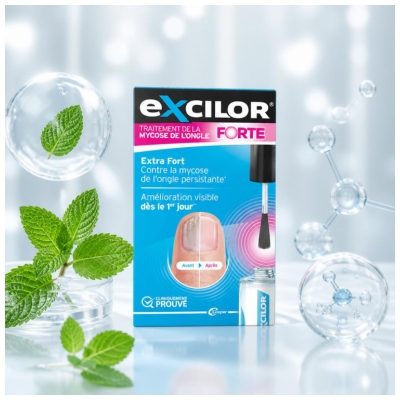 Excilor Forte Tratamento de Micose de Unha 30 ml + 1 Corta-unhas Grátis