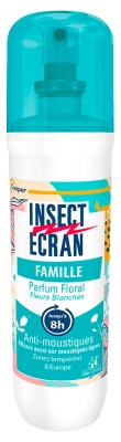 Insect Ecran Hyttyskarkotesuihke Perheen Iholle Kukkainen Tuoksu 100 ml