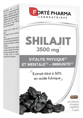 Forté Pharma Shilajit 3500 mg 60 Capsules