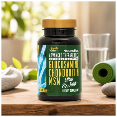 Natures Plus Glukosamin Kondroitin MSM 90 Tabletter