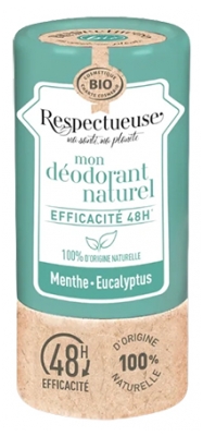 Respectueuse Mano natūralus ekologiškas mėtų ir eukaliptų dezodorantas 50 g