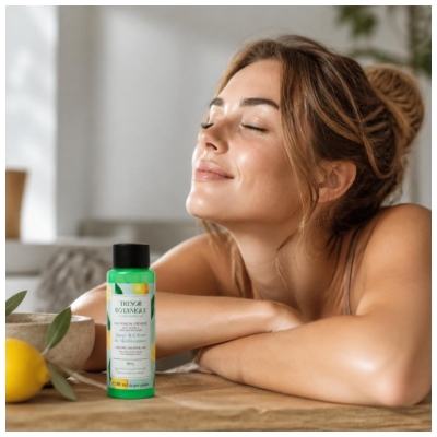 Trésor Botanique Kremowy żel pod prysznic Szałwia & Citron de Méditerranée 80 ml
