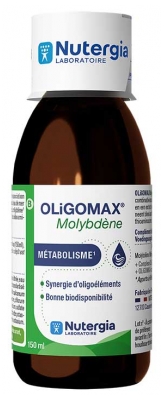 Nutergia Oligomax Molybdeeni 150 ml