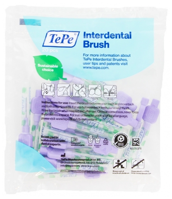 TePe Interdentalborstar 20 st - Storlek: 6