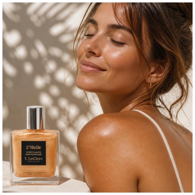 T.Leclerc Tør, Skinnende Olie 50 ml