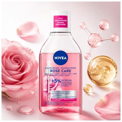 Nivea Eau Micellaire Rose Care 400 ml