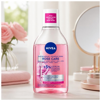 Nivea Micellar Water Rose Care 400 ml