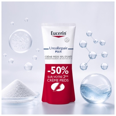 Eucerin UreaRepair PLUS Fußcreme 10% Urea Pack von 2 x 100 ml