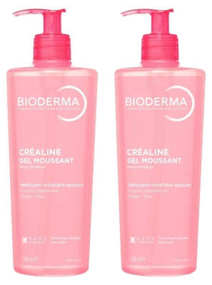 Bioderma Créaline Löddrande Gel 2-pack x 500 ml