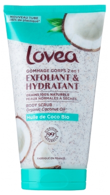 Lovea Bio Kokosriekstu Eļļas Eksfolējošais Ķermeņa Skrubis 150 ml