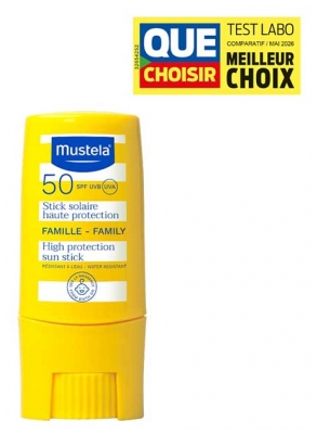 Mustela Stick Solaire Haute Protection SPF50 Famille 9 ml