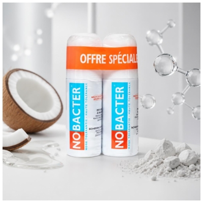 Nobacter Mousse à Raser Haute Tolérance Lot de 2 x 150 ml