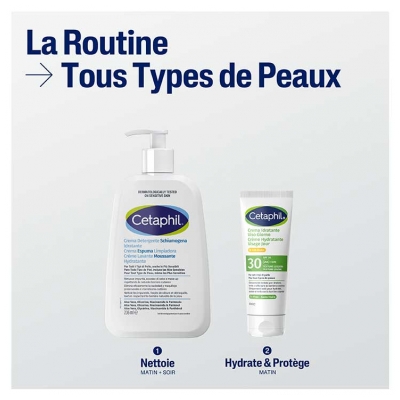 Cetaphil Crème Lavante Moussante Hydratante 236 ml
