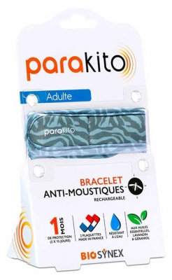 Parakito Pulsera Antimosquitos Recargable Adulto - Modelo: Camuflaje gráfico