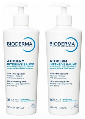 Bioderma Atoderm Intensiv Beruhigender Balsam Set mit 2 x 500 ml