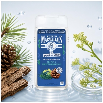 Le Petit Marseillais Extra Gentle Shower Gel Pine bio & Criste Marine bio 250 ml