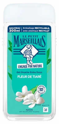 Gel de duș Le Petit Marseillais Extra Blând Floare de Tiaré 250 ml