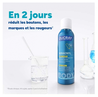 Ducray Keracnyl Spray Corps Asséchant Anti-Boutons 150 ml