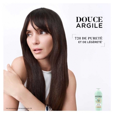 Dessange Douce Argile Shampoing Régulateur Racines Grasses Pointes Sèches 280 ml