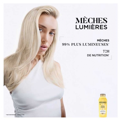 Dessange Mèches Lumières Shampoing Raviveur d'Éclat Cheveux Méchés ou Balayés 280 ml